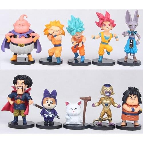 DRAGON BALL Z Son Goku BUU Gohan Vegeta Beerus Frieza PVC Action Figure dolls toys Collectible Model Toy Brinquedos gift
