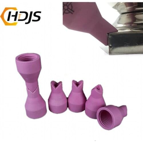10pcs/QQ150 Thicken gas nozzle Ceramic Shield Cups Inner and outer corners Welded porcelain nozzles Welding Machine Accessories