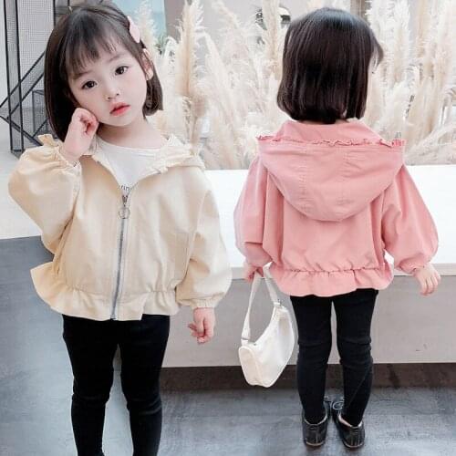 Bat Sleeve Jacket Spring Autumn Coat Outerwear Top Children Clothes School Kids Costume Teenage Girl Clothing High Quality