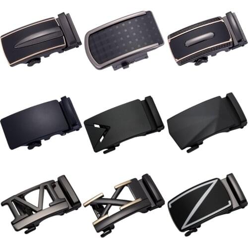 Barry.Wang 2019 Fahsion Designers Mens Belts Buckles Fashion Alloy Automatic Buckles 9 Styles Casual Belt Buckles Dropshipping