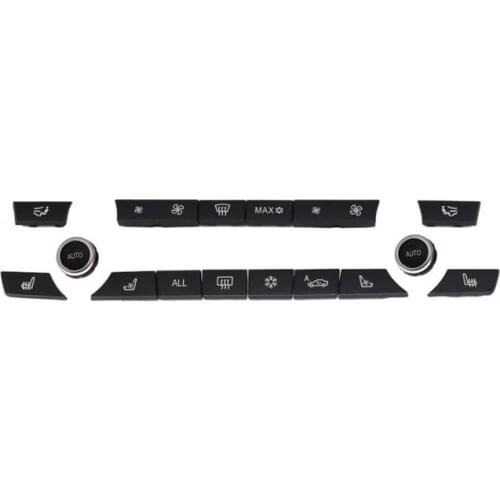 14 Button Key Caps Repair Kit A/C Heater Switch for BMW F07 F10 F11 F01 535i 550i 650i 750i 61319313924