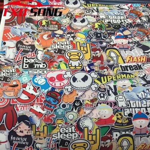 New Graffiti bomb sticker for Motorcycle Suitcase Home Decor Phone Laptop Covers DIY Vinyl Decal Sticker Bomb JDM Car styling