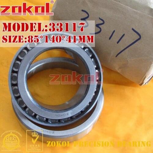 ZOKOL bearing 33117 3007717E Tapered Roller Bearing 85*140*41mm