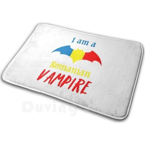 Romanian Vampire Halloween Mat Rug Carpet Anti-Slip Floor Mats Bedroom Zombie Halloween Vampire Costume Monster Romania Romanian