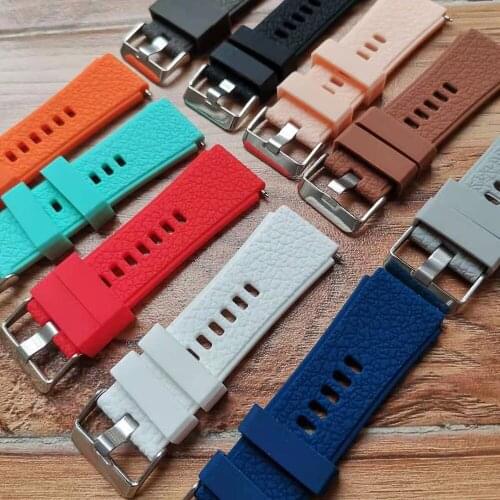 Silicone Band For Huawei Watch Gt 2 Pro Sport Rubber Leather textured Watchband For Huawei Gt2 Pro Wristband Replace Bracelet