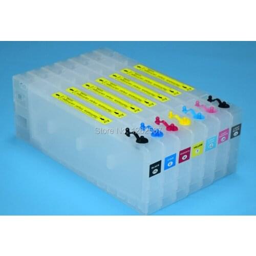 Refill ink cartridge for epson T6061-T6069 for Epson stylus pro 4880 printer+chip resetter