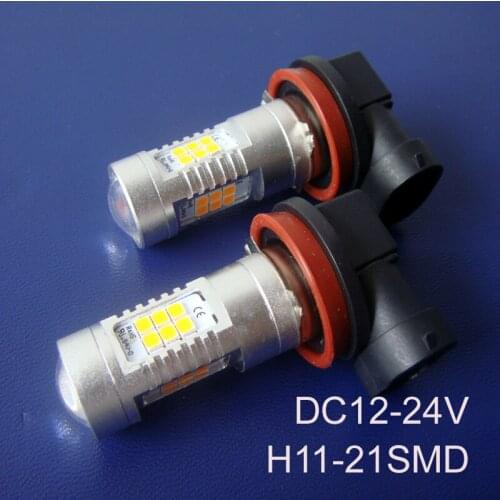 High quality 12/24VAC/DC H11 10w High power Car Led fog lamp Auto H8 Led Bulb Lamp Light free shipping 50pcs/lot