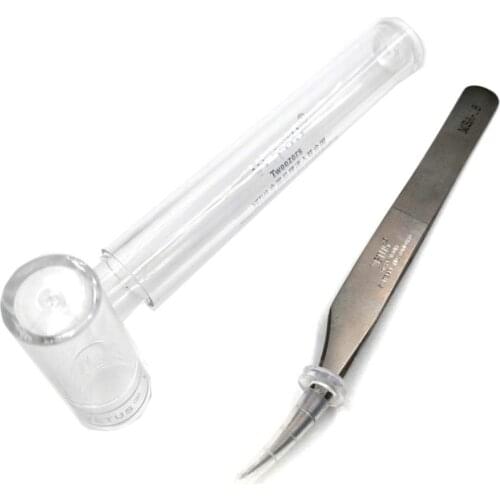 VETUS MSA-18 Precision Makeups Tweezers Anti-magnetic Anti-static Anti-acid Wear-resistant Super-hard for Eyelashes division