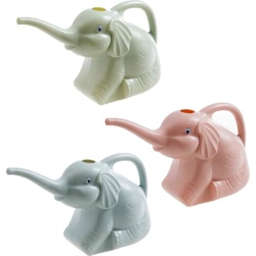 77JA Outdoor Elephant Watering Can Home Patio Lawn Gardening Plant Outdoor Cute Carto