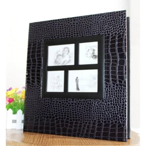 400 PocketsWedding Picture Album PU Leather Cover Large Family Wedding Anniversary Baby Growth Memorial Vacation Tourism