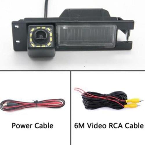 Car Reversing Rear View Camera 12 LED Night Vision Assisted Parking Camera for Alfa Romeo 156 159 166 Brera Spider 2005