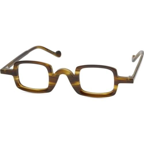 Belight Optiacl Acetate Irregular Shape Glasses Frame Men Women Prescription Eyeglasses Retro Optical Frame Eyewear REGOO01