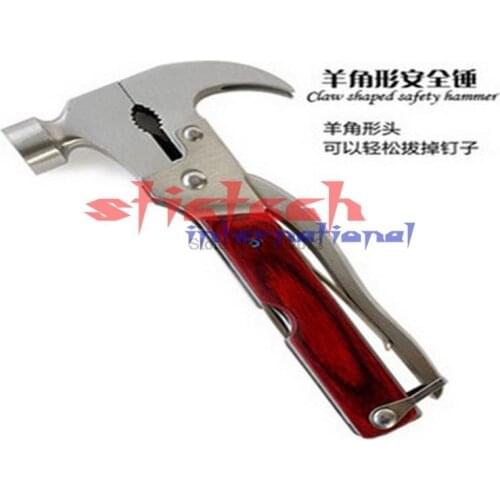 By dhl or ems 10pcs Multifunctional LifeHammer Outdoor Survival Tool Set Car Window Breaker Safety Hammer Vehicle Emergency Tool