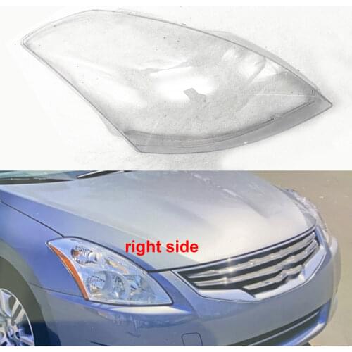 For Nissan Teana Altima Sedan 2008 Headlights Cover Headlights Shell Mask Transparent Cover Lampshdade Headlamp Shell