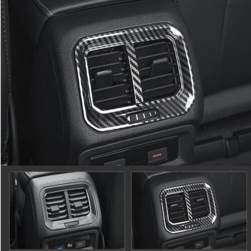 For Volkswagen VW Tiguan MK2 2017 2018 2019 Car Rear Seat Air Conditioning Vent Cover Trim Car Accessories