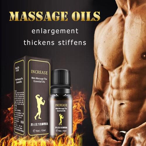 10ml Sex Massage Essential Oil for Man Penis Enlargement Thicken Essence Oil Anti Premature Ejaculation Aphrodisiac Delay Spray