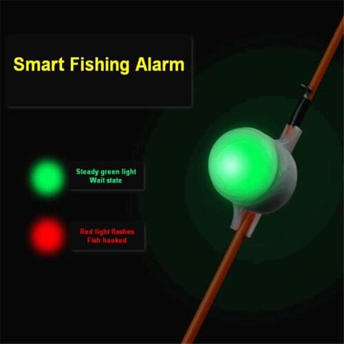 HONGYI sea pole night fishing alarm light electronic induction flash fishing rod alarm light automatic alarm