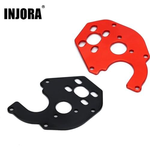 INJORA 1PCS CNC Aluminum Alloy Motor Mount Plate Fit 050 Motor for 1/24 RC Crawler Car Axial SCX24 AXI90081 Upgrade Parts