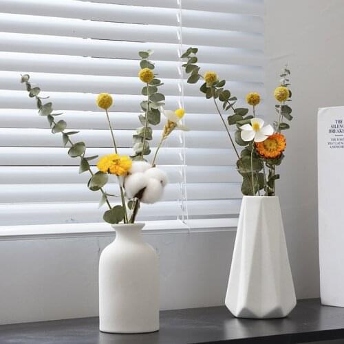 Ceramic Vases Simple Retro Frosted Ceramic Decoration Creative Home Furnishings Nordic Retro Pastoral Vase Crafts