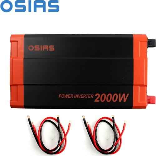 OSIAS 2000W Car Power Inverter 12V DC to 110V AC Charger Power Supply Adapter