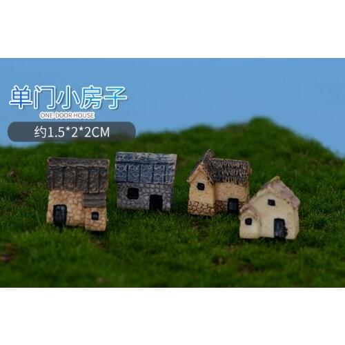 Sand table model DIY handmade accessories micro landscape decoration single door small house villa thatched house