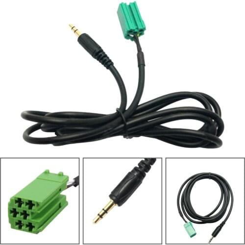 Radio Aux Cable Audio Input Wire For Renault Updatelist Clio Megane Espace Kangoo L aguna 2005 2006 2007 2008 2009 2010 2011