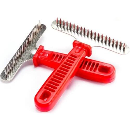 Pet Dog Grooming Comb Dog Brush Stainless Steel Hair Comb Pet Hair Removal Brush Comb Pet Clean Product 14cm