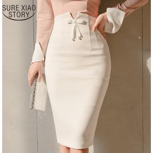 SURE XIAO STORY Midi Pencil Skirts