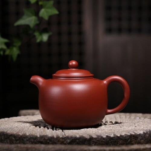 Yixing purple sand teapot teacher peng-fei dai handmade undressed ore mud zhu dahongpao 28-volume pot teapot tea set