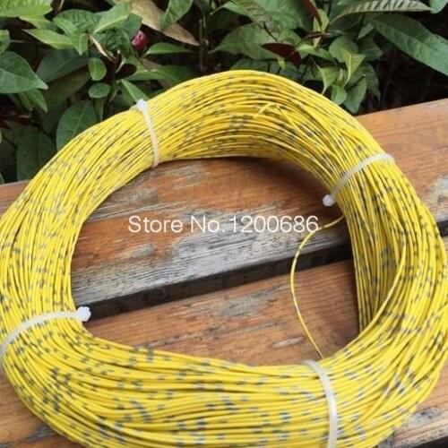 10 Meter 0.3 square yellow spot High temperature resistant wire and cable car wire AVSS wires have thinner insulation