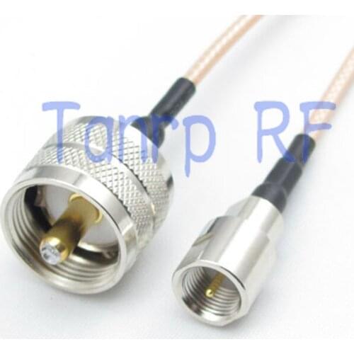 20inch UHF male plug to FME male plug RF adapter connector 50CM Pigtail coaxial jumper cable RG316 extension cord
