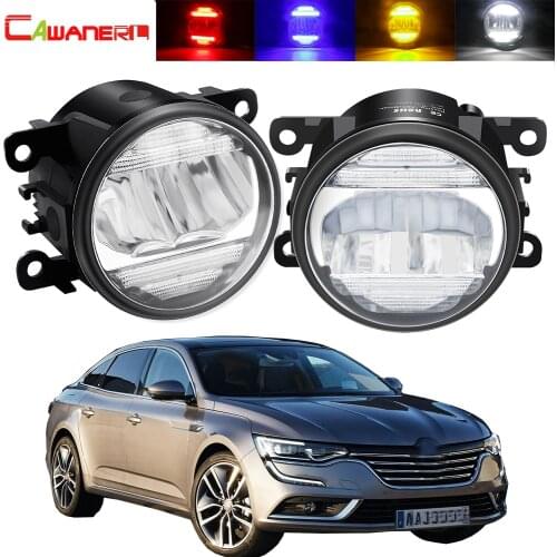 2in1 Fog Light Assembly Daytime Running Light For Renault Talisman 2016 2017 2018 Car Front Bumper Fog Lamp DRL H11 12V