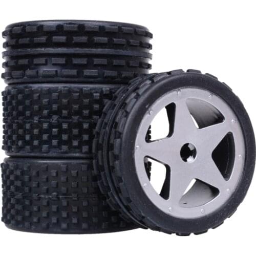 4pcs L959 L202 L959-01 L959-02 Front Rear Tires Wheel WLtoys RC Racing Car Scale Spare Parts Accessories