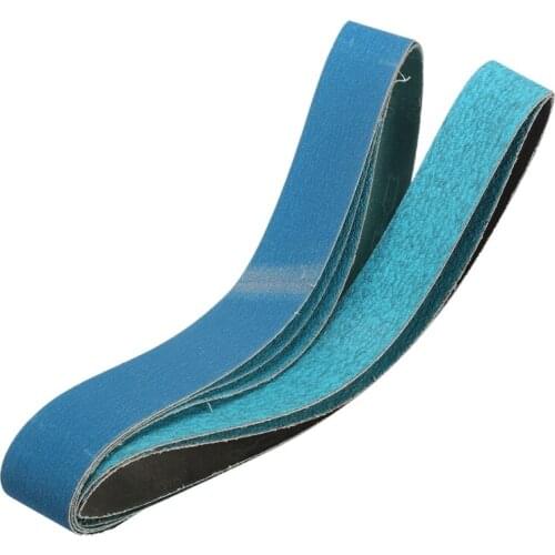 5Pcs 2X36 Inch Metal Grinding Zirconia Sanding Belts 40, 60, 80, 120 Grits