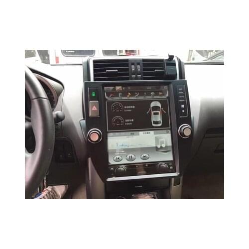 Tesla style Android 9 car GPS navigation for Toyota Prado 150 2010 2011 2012+ auto radio head unit tape recorder Vertical screen