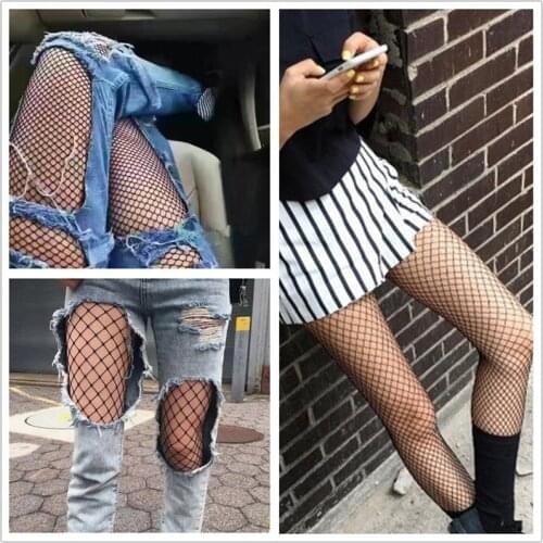 Hollow out sexy stockings female Mesh black women stocking slim fishnet stockings club party Hosiery hot hose