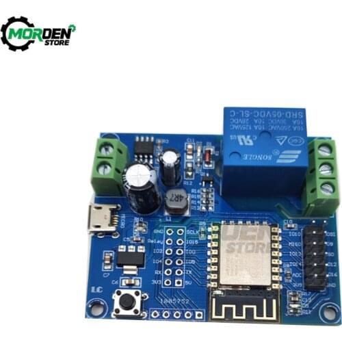 DC 5-80V Power Supply ESP8266 WiFi Single-Channel Relay Module Board ESP-12F Development Board