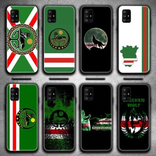 HOTCASHOP Chechen National Flag Phone Case For Samsung Galaxy A21S A01 A11 A31 A81 A10 A20E A30 A40 A50 A70 A80 A71 A51