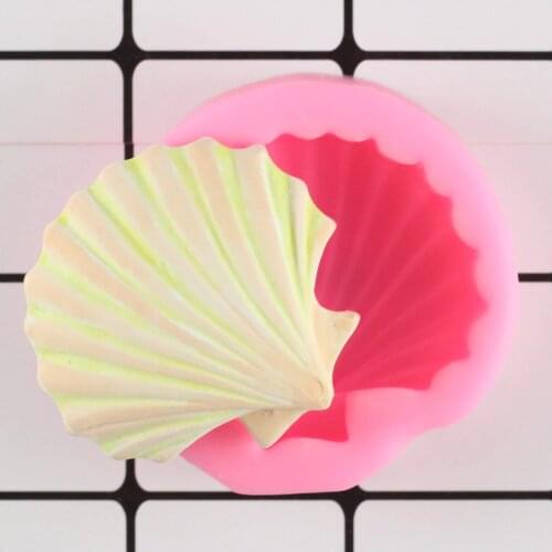 Cake Decoration Tools DIY Sea Creatures Shell Fondant Cake Candy Resin Clay Soap Silicone Molds DIY Chocolate Gumpaste Moulds