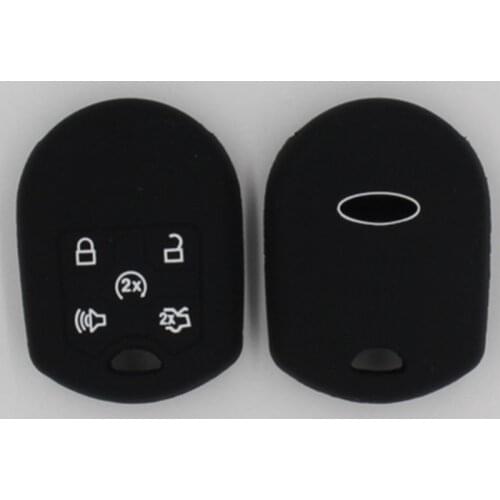 KAPU Wholesale Remote Key Cover Case Shell Fob for Ford Mustang Expedition F150 Super Duty 5 Buttons Key Case Multi-colorful