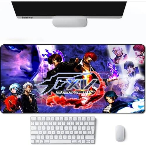 Mouse pad King of Fighters anime tapis de souris 900X400 large gaming accessories mousepad extension gaming keyboard mouse mat