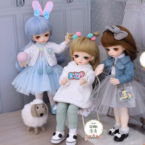 Bjd Doll 30CM Gifts For Girl 18 Joints DIY Dolls With Clothes Best Gifts For Girl BJD Make up Handmade Beauty Toy 1/6 BJD Toys