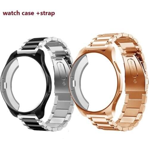 Metal Strap+Protective Case For Huawei Watch 3 2 pro GT2e GT GT2 46MM 42mm pro Honor Magic 2 Smart Band Bracelet Straps