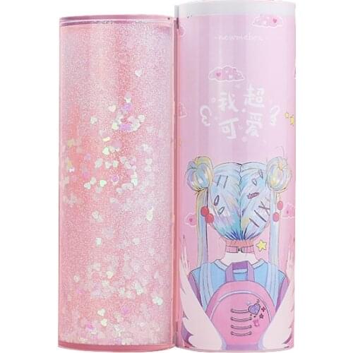 NBX multifunctional Students to use Circular cute pencil case calculator Kids loved Send a Gift for boys and girls Cartoon