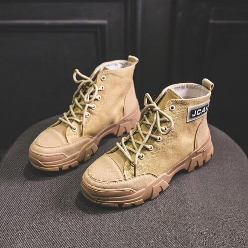 Canvas Boots Summer Breathable Thin Section Versatile Female Net Red Thin Thin Shoes Retro Desert Handsome Short Boots