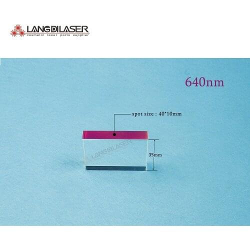 Size : 40*10*35 / spot size : 40*10 / wavelength : 640nm~1200nm / IPL crystal / IPL filters /Filtro láser IPL