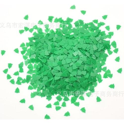 Christmas tree/Christmas bell/15 grams Sequins PVC Flat for DIY Card Making Craft Color Collection