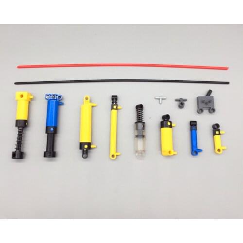 Técnica partes cilindro neumático 2x11 con 2 Paso entradas [V2] Compatible con 19467c01/19478 2PCS de pistón neumático de puerto