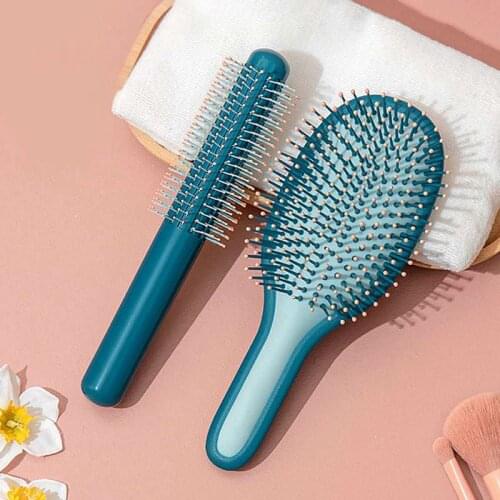 Curly Hair Comb Air Cushion Massage Comb Household Hair Salon Rolling Comb Rolling Comb Massage Airbag Large Board Comb Supplies