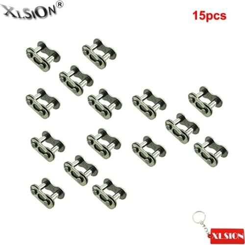 XLSION Aftermarket 15Pcs 428 Chain Master Link For 50cc 90cc 110cc 125cc 150cc Stomp DHZ SSR Thumpstar Atomic